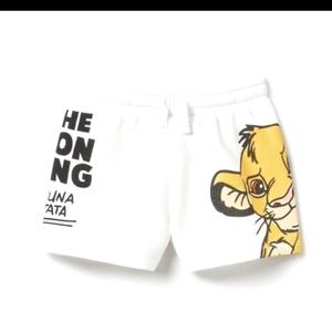 ZARA Lion King Disney Shorts
